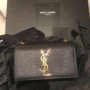 Authentic black YSL Kate Small